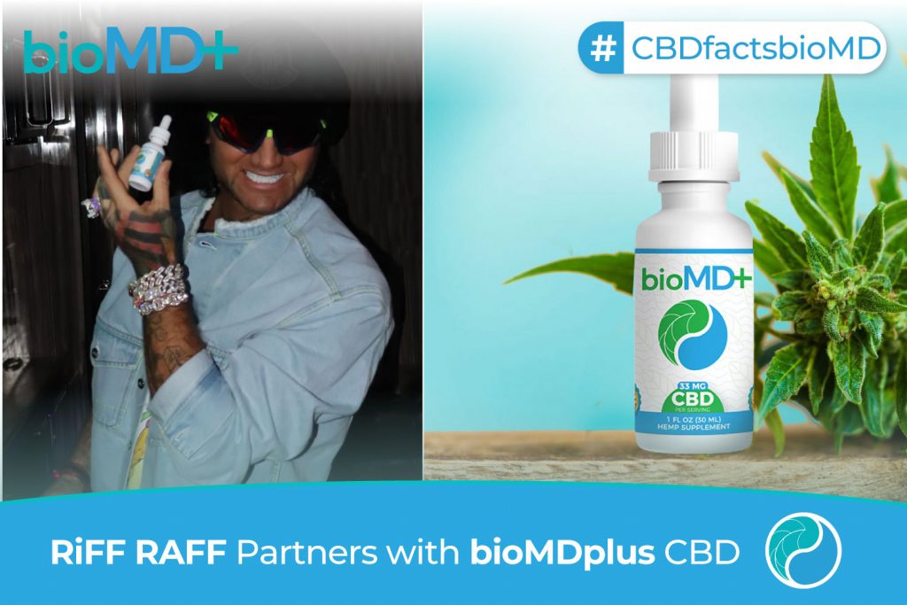 RiFF RAFF Partners with bioMDplus CBD