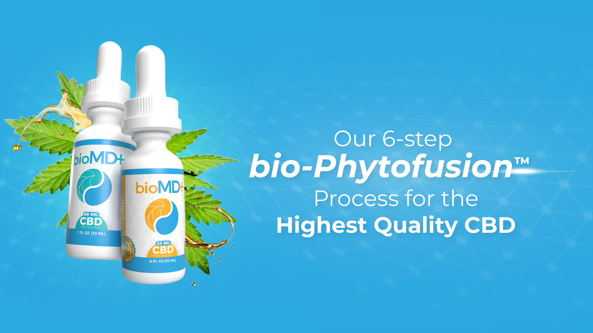 CBD Oil Tincture Our 6-Step bio-PhytoFusion™ Process for The Highest Quality CBD