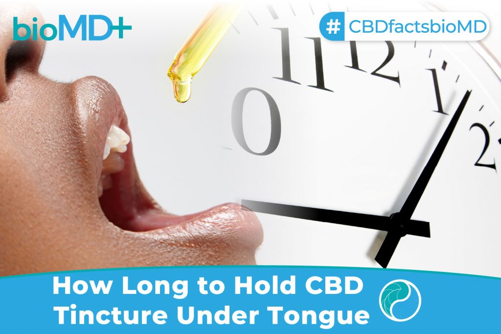 bio article How Long to Hold CBD Tincture Under Tongue-